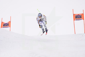 14/01/2023 - 14.01.2023, Wengen, Lauberhorn, FIS Ski World Cup: Lauberorn-Abfahrt,  Thomas Dressen of Germany  in action - FIS SKI WORLD CUP: LAUBERORN-ABFAHRT - SCI ALPINO - SPORT INVERNALI