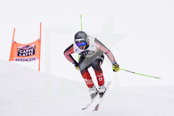 14/01/2023 - 14.01.2023, Wengen, Lauberhorn, FIS Ski World Cup: Lauberorn-Abfahrt,  James Crawford of Canada  in action - FIS SKI WORLD CUP: LAUBERORN-ABFAHRT - SCI ALPINO - SPORT INVERNALI