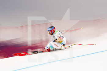 14/01/2023 - 14.01.2023, Wengen, Lauberhorn, FIS Ski World Cup: Lauberorn-Abfahrt,  Miha Hrobat of Slovenia  in action - FIS SKI WORLD CUP: LAUBERORN-ABFAHRT - SCI ALPINO - SPORT INVERNALI