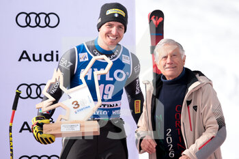 28/01/2023 - Casse Mattia (ITA) 3th CLASSIFIED and Giacomo Agostini - 2023 AUDI FIS SKI WORLD CUP - MEN'S SUPER G - SCI ALPINO - SPORT INVERNALI