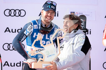 2023-01-28 - Sejersted Adrian Smiseth (NOR) and Christian Ghedina - 2023 AUDI FIS SKI WORLD CUP - MEN'S SUPER G - ALPINE SKIING - WINTER SPORTS