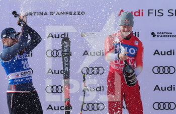 28/01/2023 - SKIING - FIS SKI WORLD CUP, 
Men’s Super G
Olympia delle Tofane 
Cortina D’Ampezzo 
Saturday 28 th January

Podium Men’s Super G - 2023 AUDI FIS SKI WORLD CUP - MEN'S SUPER G - SCI ALPINO - SPORT INVERNALI