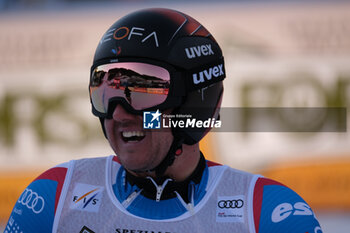 2023-12-16 - Portrait of Nils Allegre (FRA) during the Audi FIS Alpine Ski World Cup, Men’s Downhill race on Saslong Slope in Val Gardena on December 16, 2023, Val Gardena, Bozen, Italy. - AUDI FIS SKI WORLD CUP - MEN'S DOWNHILL - ALPINE SKIING - WINTER SPORTS