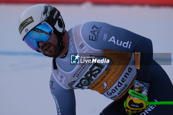 2023-12-16 - Florian Schieder (ITA) competes during the Audi FIS Alpine Ski World Cup, Men’s Downhill race on Saslong Slope in Val Gardena on December 16, 2023, Val Gardena, Bozen, Italy. - AUDI FIS SKI WORLD CUP - MEN'S DOWNHILL - ALPINE SKIING - WINTER SPORTS