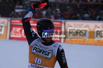 2023-12-16 - Ryan Cochran-Siegle (USA) competes during the Audi FIS Alpine Ski World Cup, Men’s Downhill race on Saslong Slope in Val Gardena on December 16, 2023, Val Gardena, Bozen, Italy. - AUDI FIS SKI WORLD CUP - MEN'S DOWNHILL - ALPINE SKIING - WINTER SPORTS