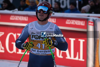 2023-12-16 - Guglielmo Bosca (ITA) competes during the Audi FIS Alpine Ski World Cup, Men’s Downhill race on Saslong Slope in Val Gardena on December 16, 2023, Val Gardena, Bozen, Italy. - AUDI FIS SKI WORLD CUP - MEN'S DOWNHILL - ALPINE SKIING - WINTER SPORTS