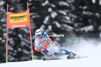 2023-12-17 - Henrik Kristoffersen (NOR) competes during the Audi FIS Alpine Ski World Cup, Men’s Giant Slalom race on Gran Risa Slope, Alta Badia on December 17, 2023, La Villa, Bozen, Italy. - AUDI FIS SKI WORLD CUP - MEN'S GIANT SLALOM - ALPINE SKIING - WINTER SPORTS