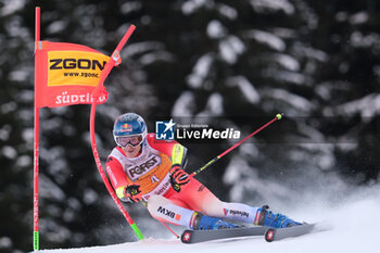 2023-12-17 - Marco Odermatt (SUI) competes during the Audi FIS Alpine Ski World Cup, Men’s Giant Slalom race on Gran Risa Slope, Alta Badia on December 17, 2023, La Villa, Bozen, Italy. - AUDI FIS SKI WORLD CUP - MEN'S GIANT SLALOM - ALPINE SKIING - WINTER SPORTS