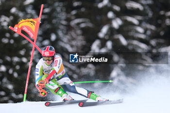 2023-12-17 - Stefan Hadalin (SLO) competes during the Audi FIS Alpine Ski World Cup, Men’s Giant Slalom race on Gran Risa Slope, Alta Badia on December 17, 2023, La Villa, Bozen, Italy. - AUDI FIS SKI WORLD CUP - MEN'S GIANT SLALOM - ALPINE SKIING - WINTER SPORTS