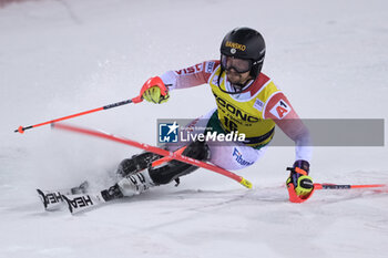 2023-12-22 - Albert Popov (BUL) competes during the Audi FIS Alpine Ski World Cup, Men’s Slalom race on 3Tre Slope in Madonna di Campiglio on December 22, 2023, Trento, Italy. - AUDI FIS SKI WORLD CUP - MEN'S SLALOM - ALPINE SKIING - WINTER SPORTS