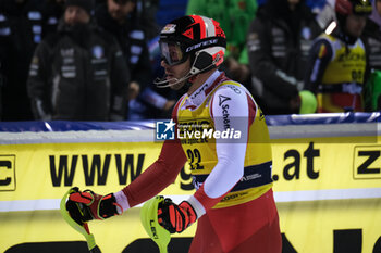 2023-12-22 - Billy Major (GBR) during the Audi FIS Alpine Ski World Cup, Men’s Slalom race on 3Tre Slope in Madonna di Campiglio on December 22, 2023, Trento, Italy. - AUDI FIS SKI WORLD CUP - MEN'S SLALOM - ALPINE SKIING - WINTER SPORTS