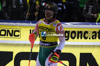 2023-12-22 - Albert Popov (BUL) during the Audi FIS Alpine Ski World Cup, Men’s Slalom race on 3Tre Slope in Madonna di Campiglio on December 22, 2023, Trento, Italy. - AUDI FIS SKI WORLD CUP - MEN'S SLALOM - ALPINE SKIING - WINTER SPORTS