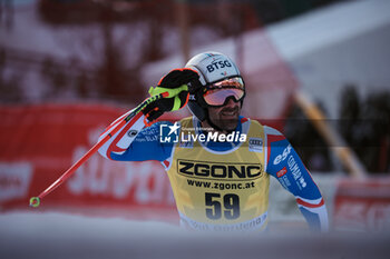 2023-12-15 - ALPINE SKIING - FIS WC 2023-2024 Men's World Cup SG Val Gardena / Groeden, Trentino, Italy 2023-12-15 - Friday Image shows: THEAUX Adrien (FRA) - AUDI SKI FIS WORLD CUP - MEN'S SUPERG - ALPINE SKIING - WINTER SPORTS