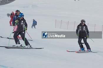 2023-11-19 - ALPINE SKIING - FIS WC 2023-2024 Zermatt - Cervinia (SUI) - Women's Downhill Second Race Image shows: FEDERICA BRIGNONE(ITA) - ELENA CURTONI(ITA) - RACE CANCELLED FOR STRONG WIND - ALPINE SKIING - AUDI SKI FIS WORLD CUP - WOMEN'S DOWNHILL - ALPINE SKIING - WINTER SPORTS
