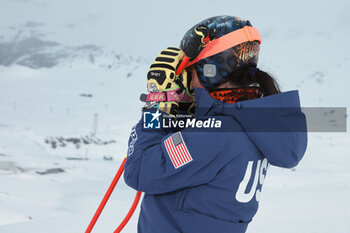 2023-11-19 - ALPINE SKIING - FIS WC 2023-2024 Zermatt - Cervinia (SUI) - Women's Downhill Second Race Image shows: JOHNSON BREEZY(USA) - RACE CANCELLED FOR STRONG WIND - ALPINE SKIING - AUDI SKI FIS WORLD CUP - WOMEN'S DOWNHILL - ALPINE SKIING - WINTER SPORTS