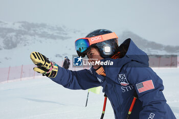 2023-11-19 - ALPINE SKIING - FIS WC 2023-2024 Zermatt - Cervinia (SUI) - Women's Downhill Second Race Image shows: JOHNSON BREEZY(USA) - RACE CANCELLED FOR STRONG WIND - ALPINE SKIING - AUDI SKI FIS WORLD CUP - WOMEN'S DOWNHILL - ALPINE SKIING - WINTER SPORTS