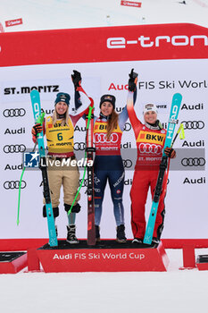 2023-12-08 - ALPINE SKIING - FIS WC 2023-2024
Women's World Cup SG
Image shows: GOGGIA Sofia (ITA) - FIRST CLASSIFIED
HUETTER Cornelia (AUT) - SECOND CLASSIFIED
GUT-BEHRAMI Lara (SUI) - 3rd CLASSIFIED







 - FIS-ALPINE SKIING-WORLD CUP-WOMEN-SUPERG - ALPINE SKIING - WINTER SPORTS