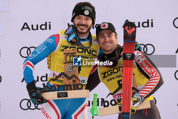 2023-12-28 - ALPINE SKIING - FIS WC 2023-2024
Men's World Cup DH
Bormio, Lombardia, Italy
2023-12-28 - Thursday
Image shows: SARRAZIN Cyprien (FRA) FIRST CLASSIFIED - ALEXANDER Cameron (CAN) 3rd CLASSIFIED












































 - AUDI FIS SKI WORLD CUP - MEN'S DOWNHILL - ALPINE SKIING - WINTER SPORTS