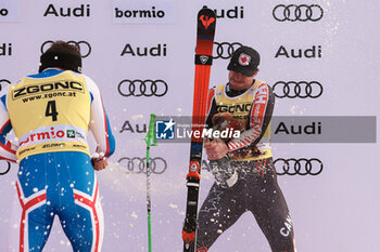 2023-12-28 - ALPINE SKIING - FIS WC 2023-2024
Men's World Cup DH
Bormio, Lombardia, Italy
2023-12-28 - Thursday
Image shows: SARRAZIN Cyprien (FRA) FIRST CLASSIFIED - ALEXANDER Cameron (CAN) 3rd CLASSIFIED












































 - AUDI FIS SKI WORLD CUP - MEN'S DOWNHILL - ALPINE SKIING - WINTER SPORTS