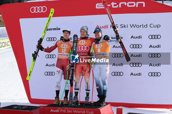 29/12/2023 - ALPINE SKIING - FIS WC 2023-2024
Men's World Cup SG
Bormio, Lombardia, Italy
2023-12-29 - Friday
Image shows: ODERMATT Marco (SUI) FIRST CLASSIFIED - HAASER Raphael (AUT) SECOND - KILDE Aleksander Aamodt (NOR) 3rd 













































 - AUDI FIS SKI WORLD CUP - MEN'S SUPERG - SCI ALPINO - SPORT INVERNALI