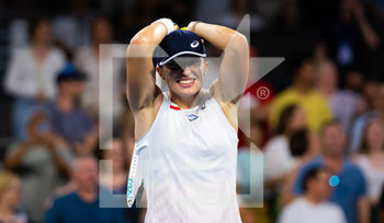 2023-01-02 - Iga Swiatek of Poland after her second round-robin match against Belinda Bencic of Switzerland at the 2023 United Cup Brisbane tennis tournament on January 2, 2023 in Brisbane, Australia - TENNIS - UNITED CUP 2023 - INTERNATIONALS - TENNIS