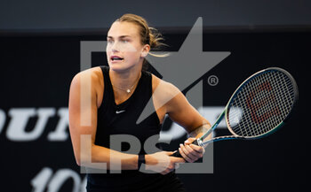 2023-01-07 - Aryna Sabalenka of Belarus in action during the semi-final of the 2023 Adelaide International 1, WTA 500 tennis tournament on January 7, 2023 in Adelaide, Australia - TENNIS - WTA - 2023 ADELAIDE INTERNATIONAL 1 - INTERNATIONALS - TENNIS