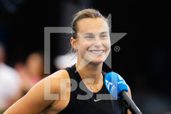 2023-01-07 - Aryna Sabalenka of Belarus after winning the semi-final of the 2023 Adelaide International 1, WTA 500 tennis tournament on January 7, 2023 in Adelaide, Australia - TENNIS - WTA - 2023 ADELAIDE INTERNATIONAL 1 - INTERNATIONALS - TENNIS