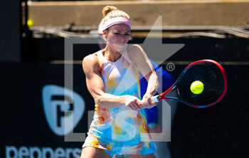 2023-01-07 - Camila Giorgi of Italy in action during the first qualifications round at the 2023 Adelaide International 2, WTA 500 tennis tournament on January 7, 2023 in Adelaide, Australia - TENNIS - WTA - 2023 ADELAIDE INTERNATIONAL 2 - INTERNATIONALS - TENNIS