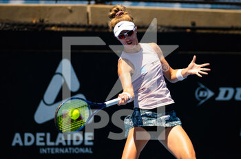 2023-01-07 - Alana Parnaby of Australia in action during the first qualifications round at the 2023 Adelaide International 2, WTA 500 tennis tournament on January 7, 2023 in Adelaide, Australia - TENNIS - WTA - 2023 ADELAIDE INTERNATIONAL 2 - INTERNATIONALS - TENNIS