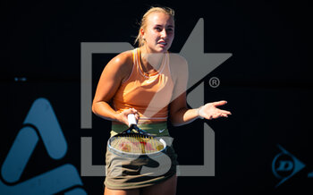 2023-01-07 - Anastasia Potapova of Russia in action during the first qualifications round at the 2023 Adelaide International 2, WTA 500 tennis tournament on January 7, 2023 in Adelaide, Australia - TENNIS - WTA - 2023 ADELAIDE INTERNATIONAL 2 - INTERNATIONALS - TENNIS