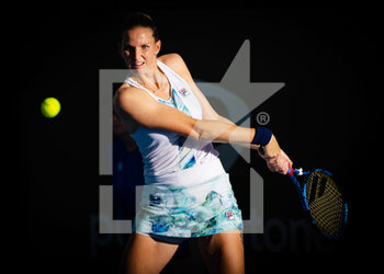 2023-01-07 - Karolina Pliskova of the Czech Republic in action during the first qualifications round at the 2023 Adelaide International 2, WTA 500 tennis tournament on January 7, 2023 in Adelaide, Australia - TENNIS - WTA - 2023 ADELAIDE INTERNATIONAL 2 - INTERNATIONALS - TENNIS