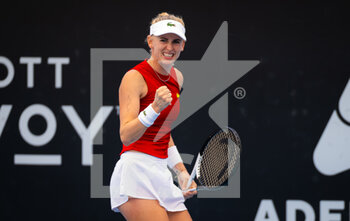 2023-01-08 - Jil Teichmann of Switzerland in action during the final qualifications round of the 2023 Adelaide International 2, WTA 500 tennis tournament on January 8, 2023 in Adelaide, Australia - TENNIS - WTA - 2023 ADELAIDE INTERNATIONAL 2 - INTERNATIONALS - TENNIS