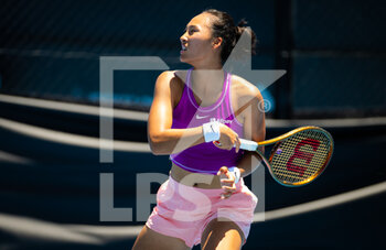 2023-01-08 - Qinwen Zheng of China in action during the final qualifications round of the 2023 Adelaide International 2, WTA 500 tennis tournament on January 8, 2023 in Adelaide, Australia - TENNIS - WTA - 2023 ADELAIDE INTERNATIONAL 2 - INTERNATIONALS - TENNIS