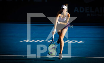 2023-01-09 - Belinda Bencic of Switzerland in action during the first round of the 2023 Adelaide International 2, WTA 500 tennis tournament on January 9, 2023 in Adelaide, Australia - TENNIS - WTA - 2023 ADELAIDE INTERNATIONAL 2 - INTERNATIONALS - TENNIS