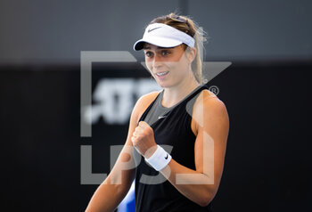 2023-01-11 - Paula Badosa of Spain in action during the second round of the 2023 Adelaide International 2, WTA 500 tennis tournament on January 11, 2023 in Adelaide, Australia - TENNIS - WTA - 2023 ADELAIDE INTERNATIONAL 2 - INTERNATIONALS - TENNIS