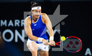 2023-01-11 - Caroline Garcia of France in action during the second round of the 2023 Adelaide International 2, WTA 500 tennis tournament on January 11, 2023 in Adelaide, Australia - TENNIS - WTA - 2023 ADELAIDE INTERNATIONAL 2 - INTERNATIONALS - TENNIS