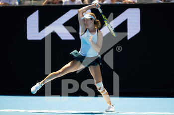 2023-01-16 - Danielle Collins of the United States in action against Anna Kalinskaya of Russia during the first round of the 2023 Australian Open, Grand Slam tennis tournament on January 16, 2023 in Melbourne, Australia - TENNIS - WTA - AUSTRALIA OPEN 2023 - WEEK 1 - INTERNATIONALS - TENNIS