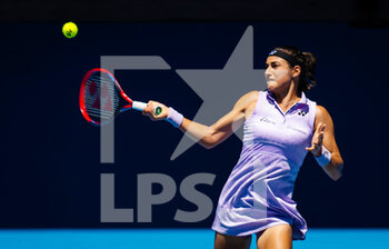 2023-01-17 - Caroline Garcia of France in action against Kaherine Sebov of Canada during the first round of the 2023 Australian Open, Grand Slam tennis tournament on January 17, 2023 in Melbourne, Australia - TENNIS - WTA - AUSTRALIA OPEN 2023 - WEEK 1 - INTERNATIONALS - TENNIS
