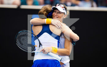 2023-01-20 - Samantha Stosur of Australia after playing her last career doubles match with partner Alize Cornet of France at the 2023 Australian Open, Grand Slam tennis tournament on January 19, 2023 in Melbourne, Australia - TENNIS - WTA - AUSTRALIA OPEN 2023 - WEEK 1 - INTERNATIONALS - TENNIS