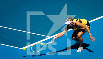 2023-01-20 - Barbora Krejcikova of the Czech Republic in action against Anhelina Kalinina of Ukraine during the third round of the 2023 Australian Open, Grand Slam tennis tournament on January 20, 2023 in Melbourne, Australia - TENNIS - WTA - AUSTRALIA OPEN 2023 - WEEK 1 - INTERNATIONALS - TENNIS