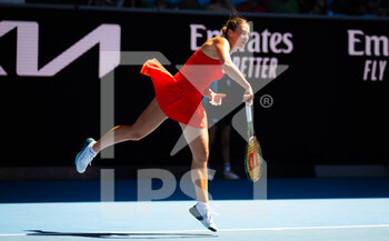 2023-01-20 - Marta Kostyuk of Ukraine in action against Jessica Pegula of the United States during the third round of the 2023 Australian Open, Grand Slam tennis tournament on January 20, 2023 in Melbourne, Australia - TENNIS - WTA - AUSTRALIA OPEN 2023 - WEEK 1 - INTERNATIONALS - TENNIS