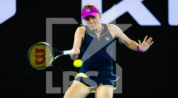 2023-01-21 - Ekaterina Alexandrova of Russia in action during the third round of the 2023 Australian Open, Grand Slam tennis tournament on January 21, 2023 in Melbourne, Australia - TENNIS - WTA - AUSTRALIA OPEN 2023 - WEEK 1 - INTERNATIONALS - TENNIS