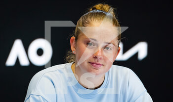 23/01/2023 - Jelena Ostapenko of Latvia talks to the media after the fourth round against Coco Gauff of the United States at the 2023 Australian Open, Grand Slam tennis tournament on January 22, 2023 in Melbourne, Australia - TENNIS - WTA - AUSTRALIA OPEN 2023 - WEEK 1 - INTERNAZIONALI - TENNIS