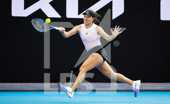 23/01/2023 - Jessica Pegula of the United States in action against Barbora Krejcikova of the Czech Republic during the fourth round of the 2023 Australian Open, Grand Slam tennis tournament on January 22, 2023 in Melbourne, Australia - TENNIS - WTA - AUSTRALIA OPEN 2023 - WEEK 1 - INTERNAZIONALI - TENNIS