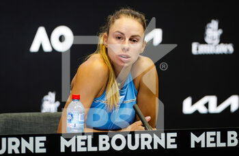 23/01/2023 - Magda Linette of Poland talks to the media after the fourth round of the 2023 Australian Open, Grand Slam tennis tournament on January 23, 2023 in Melbourne, Australia - TENNIS - AUSTRALIA OPEN 2023 - WEEK 2 - INTERNAZIONALI - TENNIS