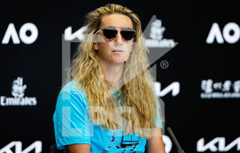 2023-01-24 - Victoria Azarenka of Belarus talks to the media after the quarter-final against Jessica Pegula of the United States at the 2023 Australian Open, Grand Slam tennis tournament on January 24, 2023 in Melbourne, Australia - TENNIS - AUSTRALIA OPEN 2023 - WEEK 2 - INTERNATIONALS - TENNIS