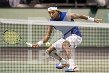2023-02-14 - Mikael Ymer of Sweden in action against Tallon Griekspoor of The Netherlands during the ABN Amro Open 2023, ATP 500 tennis tournament on February 14, 2023 in Rotterdam, Netherlands - TENNIS - ATP - ABN AMRO OPEN 2023 - INTERNATIONALS - TENNIS