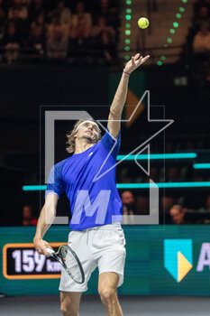 2023-02-15 - Alexander Zverev of Germany in action against Tallon Griekspoor of The Netherlands during the ABN Amro Open 2023, ATP 500 tennis tournament on February 15, 2023 in Rotterdam, Netherlands - TENNIS - ATP - ABN AMRO OPEN 2023 - INTERNATIONALS - TENNIS
