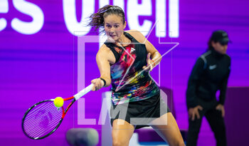 2023-02-14 - Daria Kasatkina of Russia in action against Rebecca Marino of Canada during the first round of the 2023 Qatar Totalenergies Open, WTA 500 tennis tournament on February 14, 2023 in Doha, Qatar - TENNIS - WTA - QATAR TOTALENERGIES OPEN 2023 - INTERNATIONALS - TENNIS