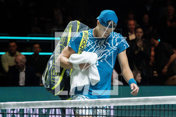 2023-02-16 - Holger Rune of Denmark after his match against Gijs Brouwer of The Netherlands during the ABN Amro Open 2023, ATP 500 tennis tournament on February 16, 2023 in Rotterdam, Netherlands - TENNIS - ATP - ABN AMRO OPEN 2023 - INTERNATIONALS - TENNIS
